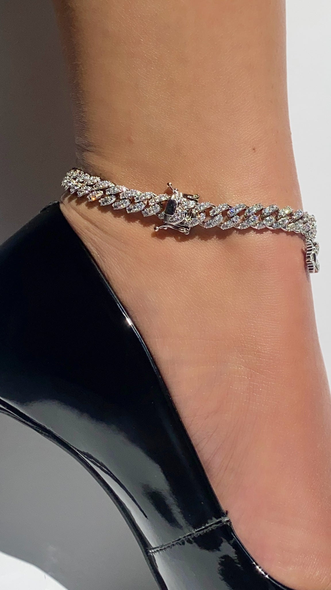 Butterfly Cuban Anklet